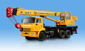 Автокраны грузоподъемностью 25 тонн