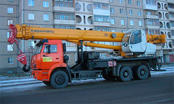 Аренда автокрана грузоподъемностью 35 тонн